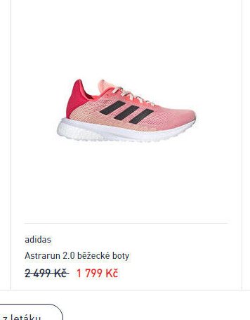 adidas Astrarun 2.0 běžecké boty