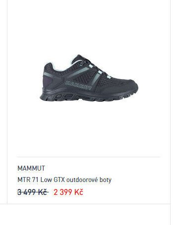 MAMMUT MTR 71 Low GTX outdoorové boty