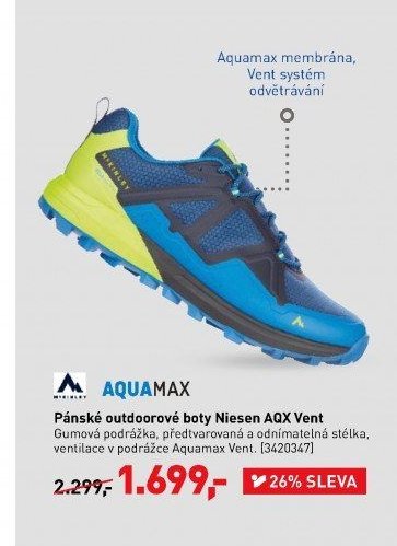 Pánské outdoorové boty Niesen AQX Vent