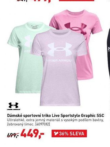Dámské sportovní triko Live Sportstyle Graphic SSC