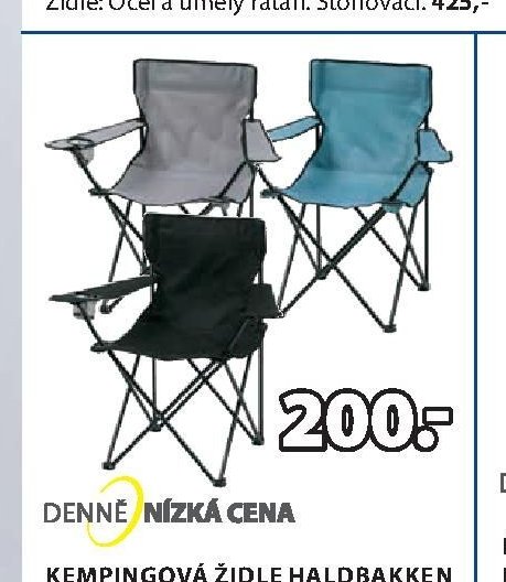 KEMPINGOVÁ ŽIDLE HALDBAKKEN