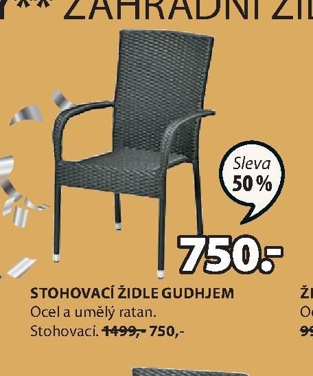 STOHOVACÍ ŽIDLE GUDHJEM
