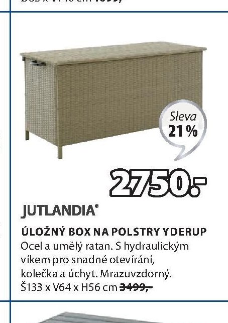 JUTLANDIA ÚLOŽNÝ BOX NA POLSTRY YDERUP