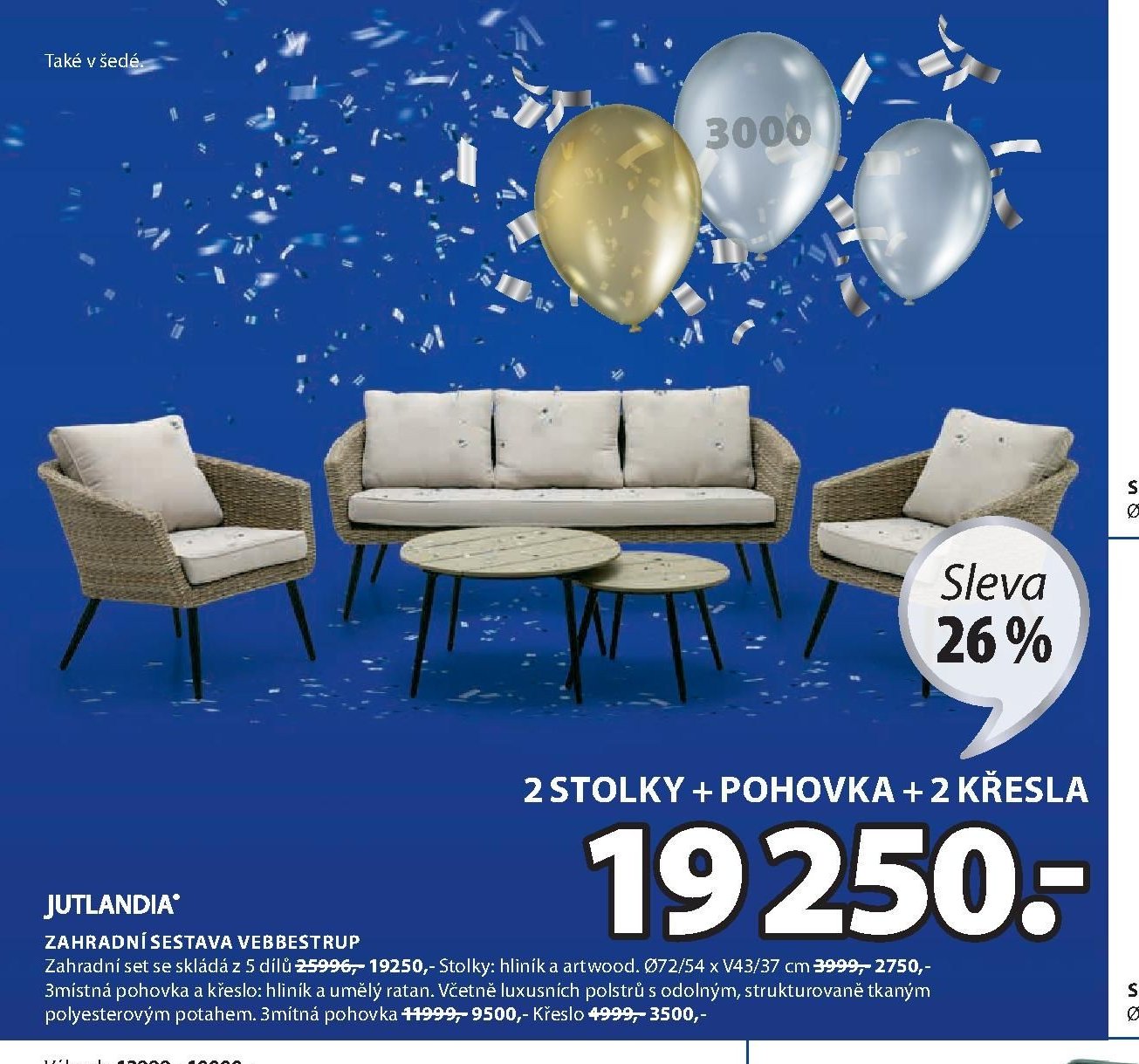 Zahradní sestava VEBBESTRUP