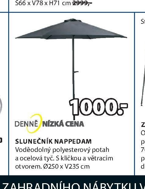 Slunečník NAPPEDAM