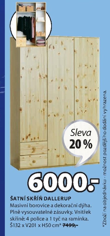 Šatní skříň DALLERUP - Jysk aktualniletaky.eu