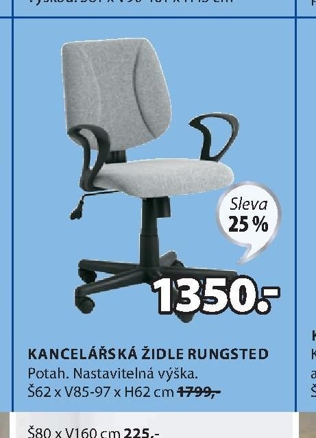 KANCELÁŘSKÁ ŽIDLE RUNGSTED