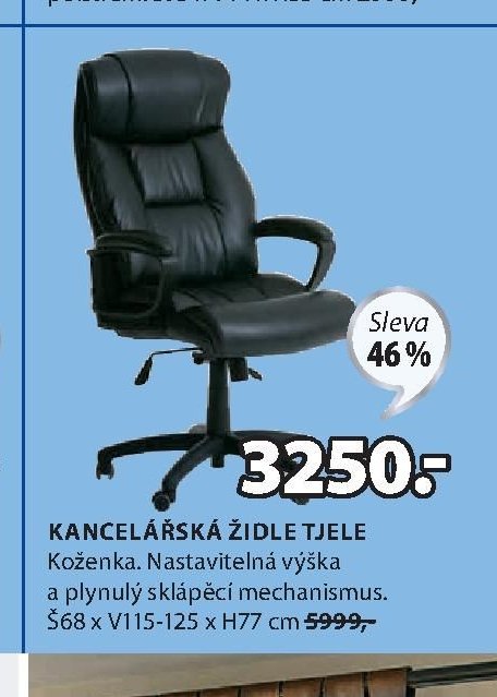 KANCELÁŘSKÁ ŽIDLE TJELE