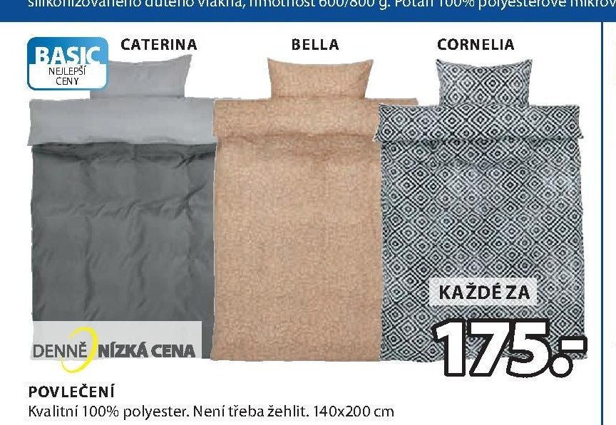 Povlečení CATERINA, BELLA, CORNELIA