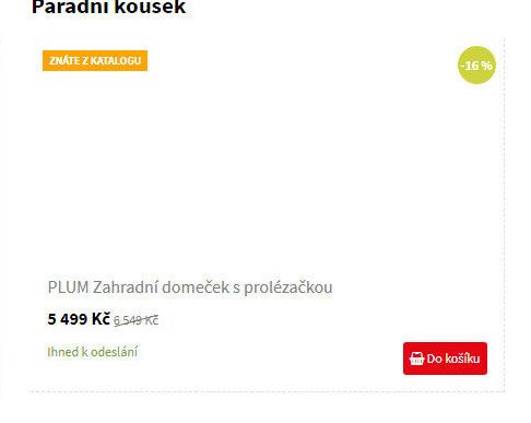 PLUM Zahradní domeček s prolézačkou - Pompo aktualniletaky.eu