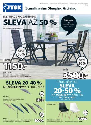 aktuální leták Jysk 20.5.2021-2.6.2021