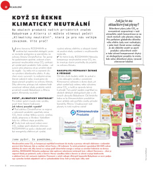 aktuální leták ROSSMANN drogerie 21.5.2021-31.8.2021