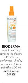 BIODERMA dětský ochranný sprej na opalování s OF 50+