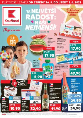 aktuální leták Kaufland 26.5.2021-1.6.2021