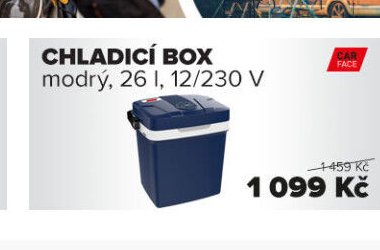 Chladicí box modrý, 26 l, 12/230 V