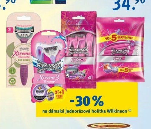 Wilkinson Xtreme Beauty holicí strojky