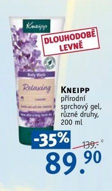 Kneipp přírodní sprchový gel