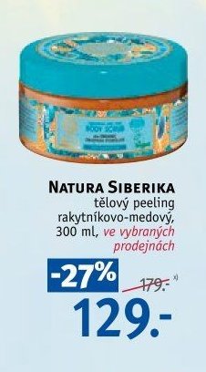 Natura Siberika tělový peeling