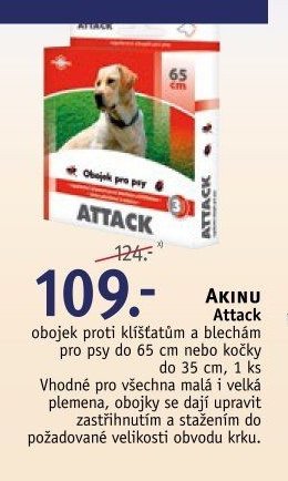 Attack obojek proti klíšťatům