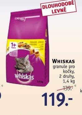 Whiskas granule pro kočky