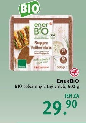 ENERBIO BIO celozrnný žitný chléb