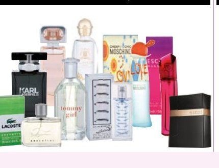 Parfémy Hugo Boss, Karl Lagerfeld...