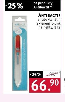 Antibactif skleněný pilník