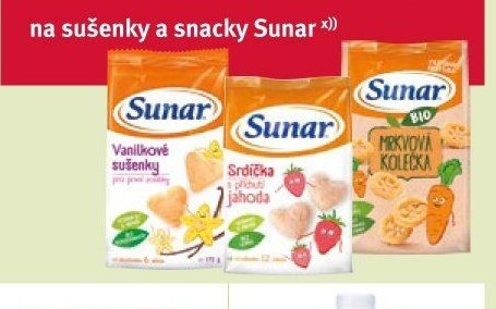 Sunar sušenky a snacky