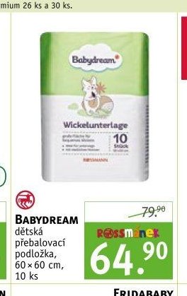 BABYDREAM dětská přebalovací podložka