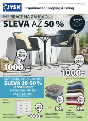 aktuální leták Jysk 27.5.2021-9.6.2021