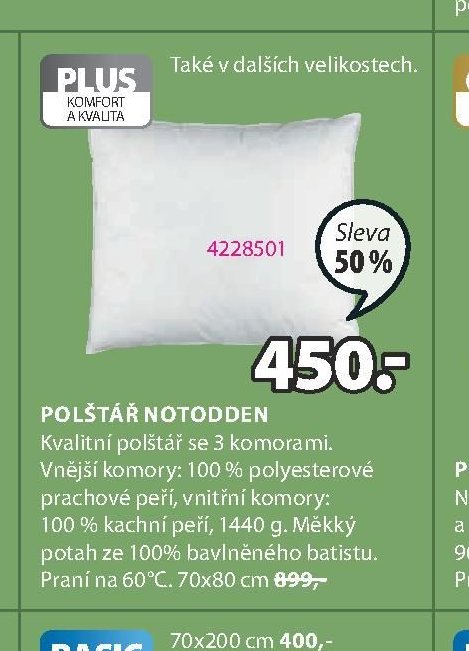 Polštář NOTODDEN