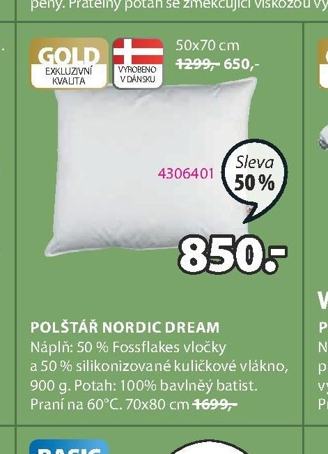 Polštář NORDIC DREAM