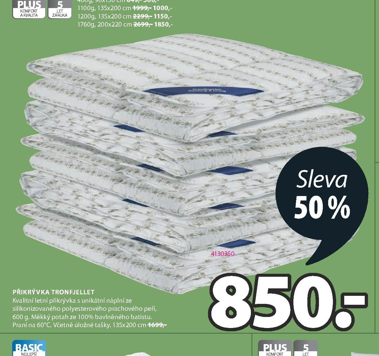 Přikrývka TRONFJELLET