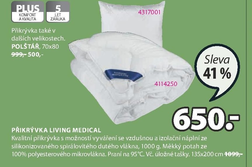 Přikrývka LIVING MEDICAL