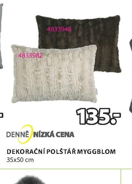 DEKORAČNÍ POLŠTÁŘ MYGGBLOM