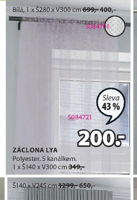 ZÁCLONA LYA