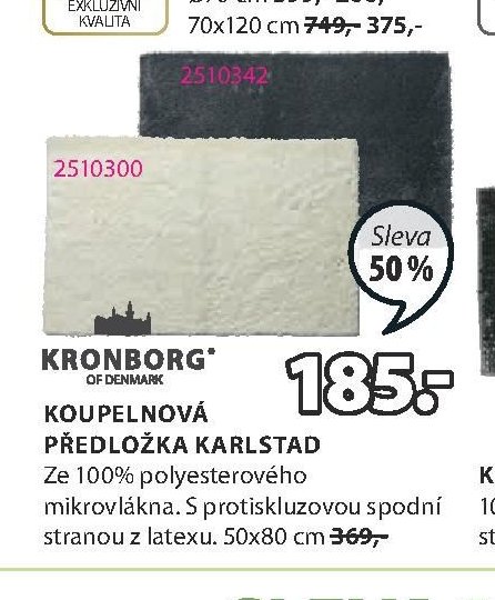 KOUPELOVÁ PŘEDLOŽKA KARLSTAD