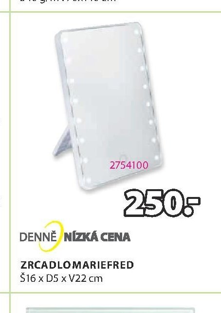 ZRCADLO MARIEFRED Š16 x D5 x V22 cm