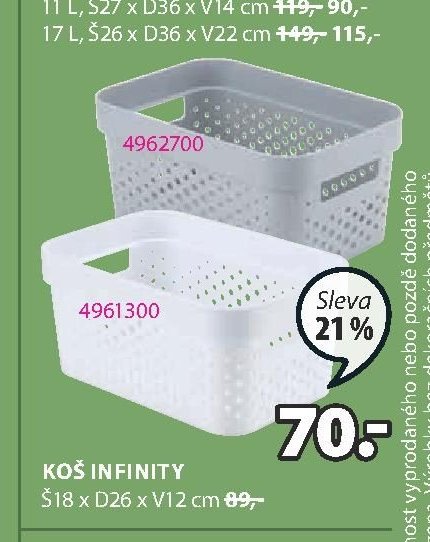 Úložný box INFINITY