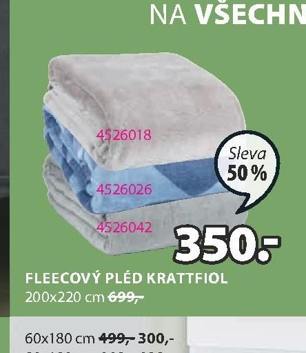 Fleecový pléd KRATTFIOL