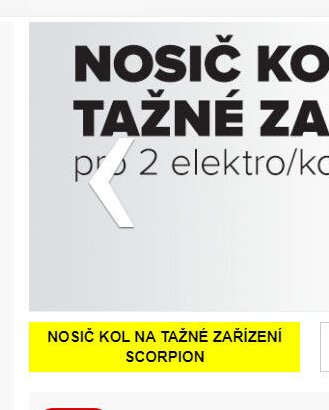 Nosič kol na tažné zařízení Scorpion