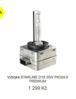 Výbojka STARLINE D1S 35W PK32d-2 PREMIUM