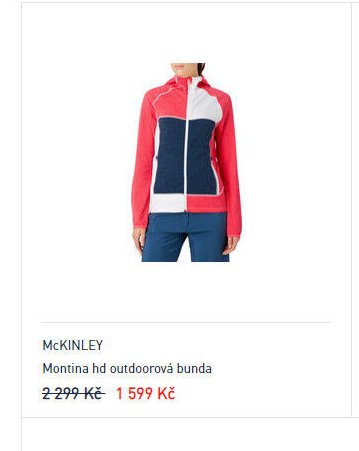McKINLEY Montina hd outdoorová bunda