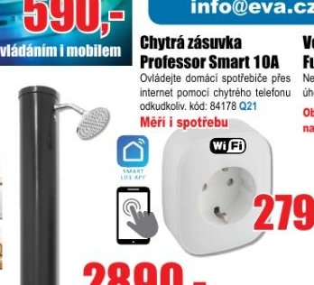 Chytrá zásuvka Professor Smart 10A