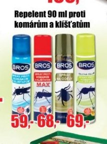 Repelent 90 ml proti komárům a klíšťatům