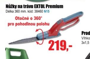 Nůžky na trávu EXTOL Premium