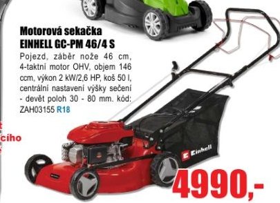 Motorová sekačka EINHELL GC-PM 46/4 S