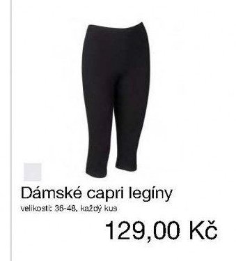 Dámské capri legíny