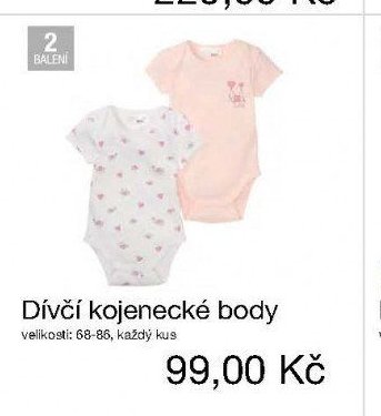 Dívčí kojenecké body