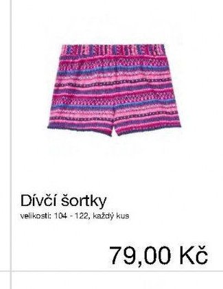 Dívčí šortky